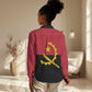 Angola Country Flag Stylized Women Casual Shirt