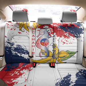 Département de Mayotte Back Car Seat Cover Ra Hachiri 976 Map With Ylang Ylang