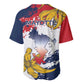 Département de Mayotte Baseball Jersey Ra Hachiri 976 Map With Ylang Ylang