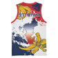 Département de Mayotte Basketball Jersey Ra Hachiri 976 Map With Ylang Ylang - African Pride