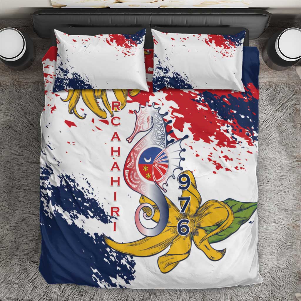 Département de Mayotte Bedding Set Ra Hachiri 976 Map With Ylang Ylang