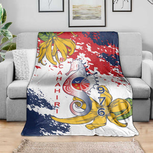 Département de Mayotte Blanket Ra Hachiri 976 Map With Ylang Ylang