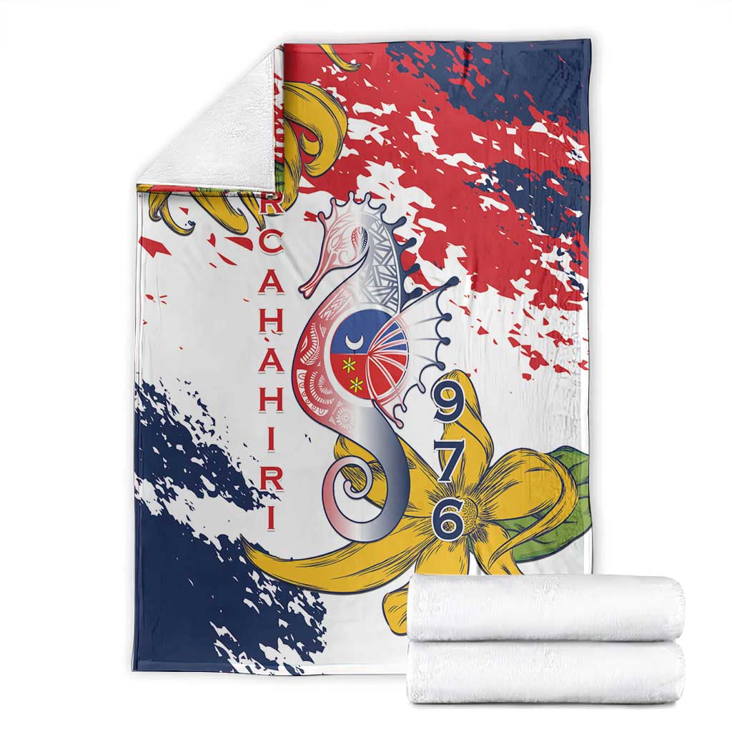Département de Mayotte Blanket Ra Hachiri 976 Map With Ylang Ylang