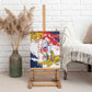 Département de Mayotte Canvas Wall Art Ra Hachiri 976 Map With Ylang Ylang