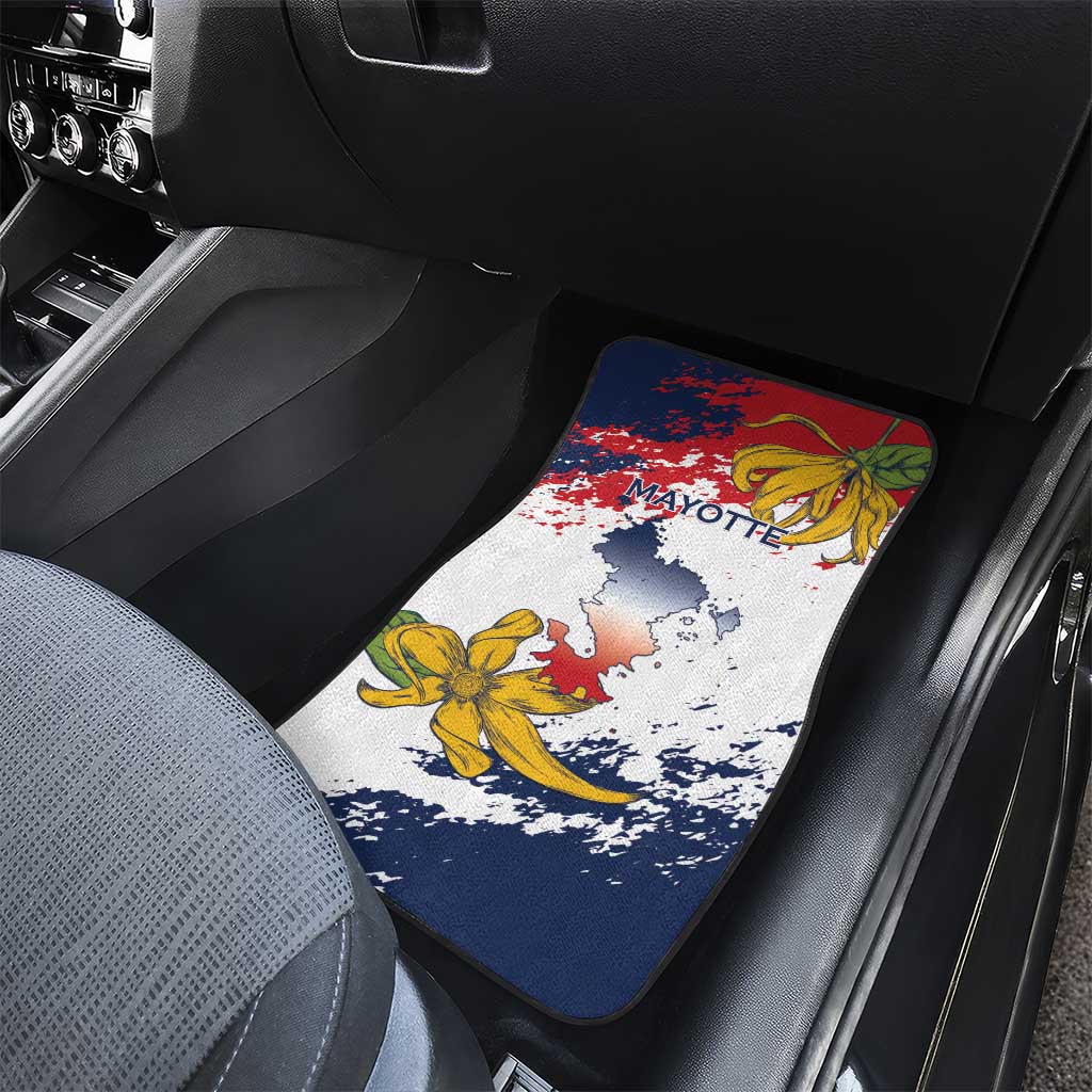 Département de Mayotte Car Mats Ra Hachiri 976 Map With Ylang Ylang