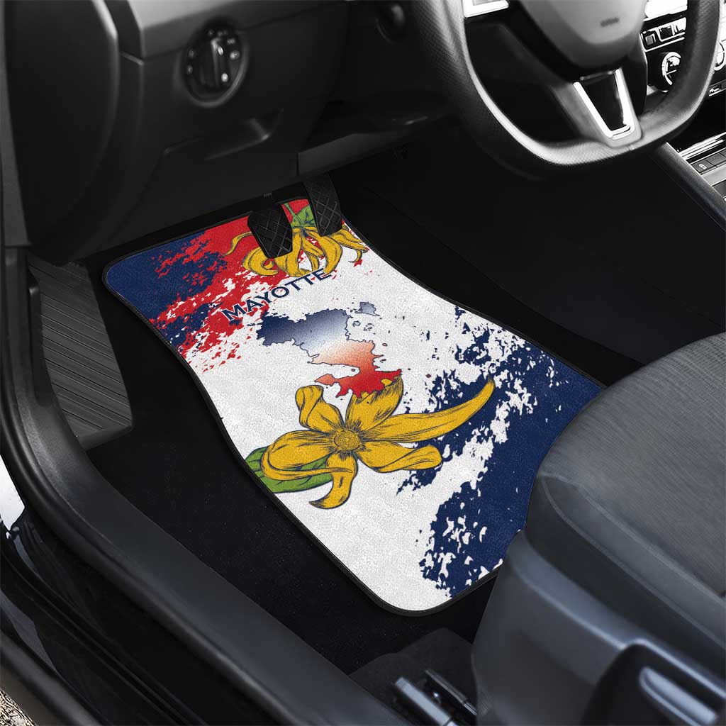 Département de Mayotte Car Mats Ra Hachiri 976 Map With Ylang Ylang