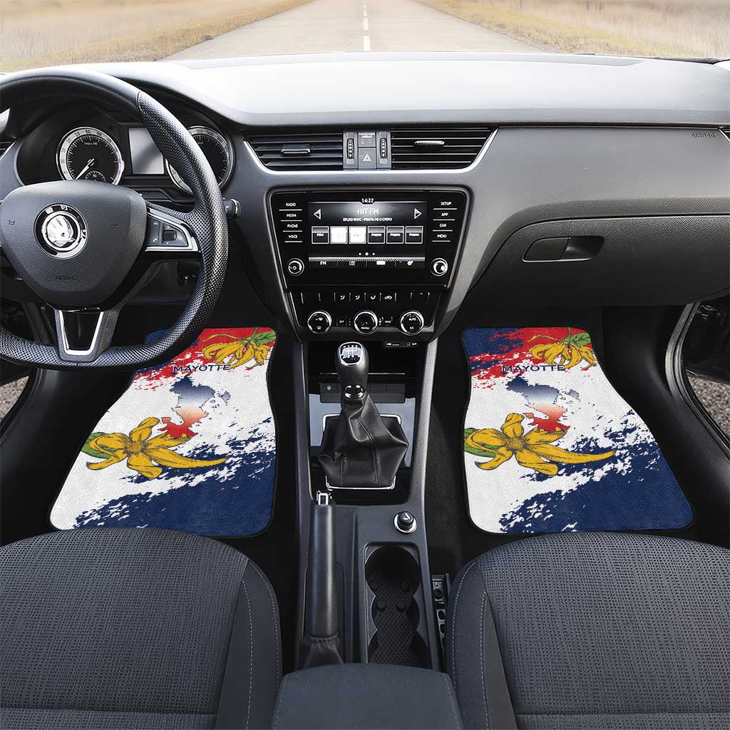 Département de Mayotte Car Mats Ra Hachiri 976 Map With Ylang Ylang
