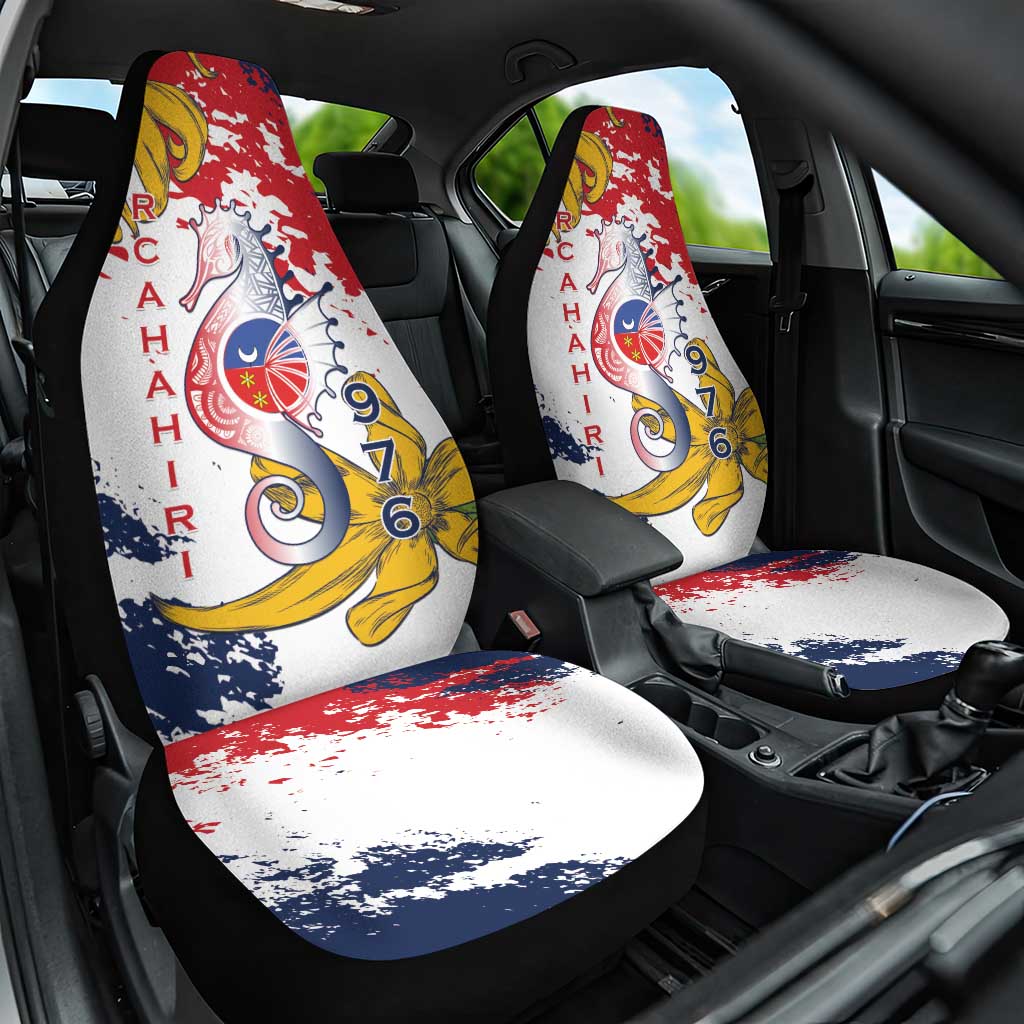 Département de Mayotte Car Seat Cover Ra Hachiri 976 Map With Ylang Ylang