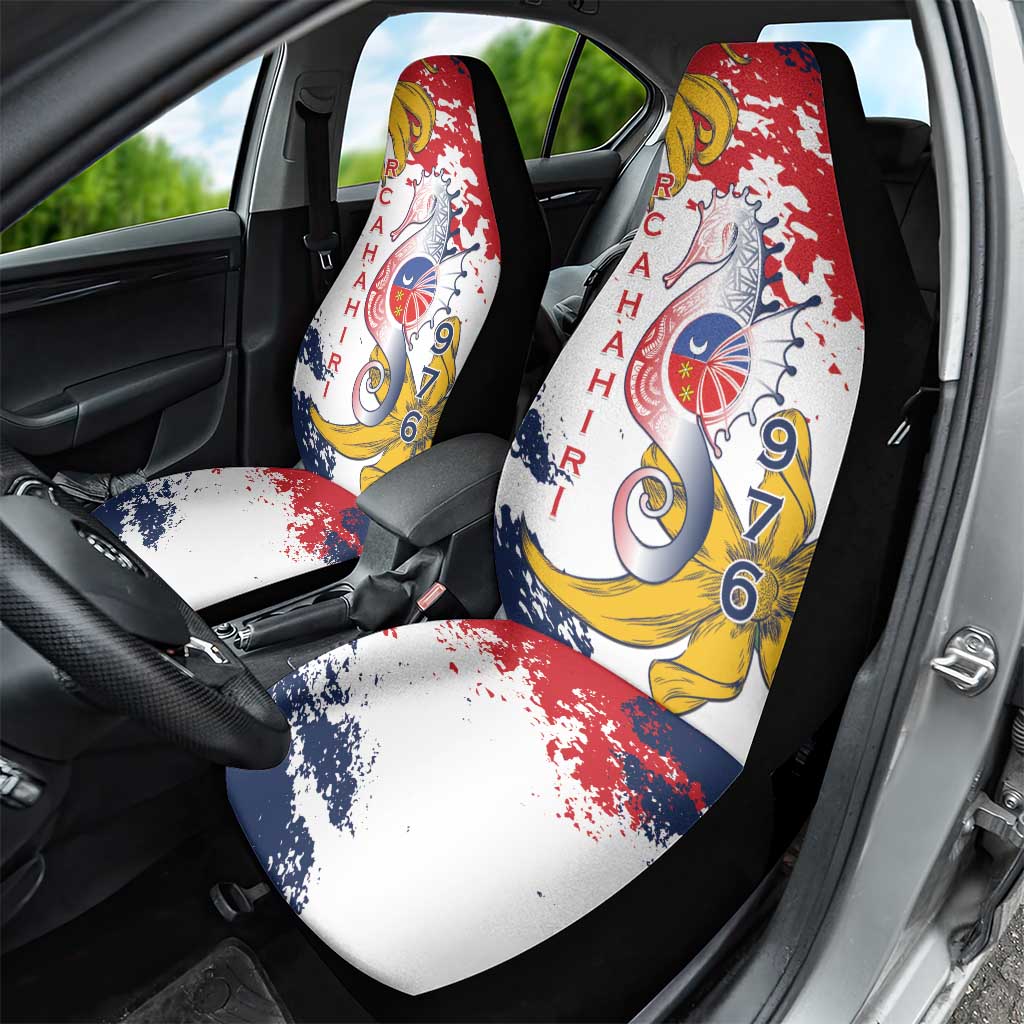 Département de Mayotte Car Seat Cover Ra Hachiri 976 Map With Ylang Ylang