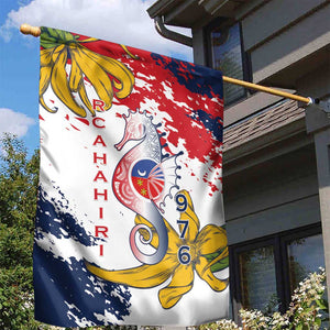 Département de Mayotte Garden Flag Ra Hachiri 976 Map With Ylang Ylang