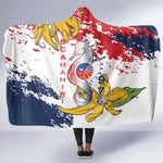 Département de Mayotte Hooded Blanket Ra Hachiri 976 Map With Ylang Ylang