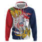 Département de Mayotte Hoodie Ra Hachiri 976 Map With Ylang Ylang
