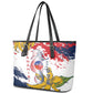 Département de Mayotte Leather Tote Bag Ra Hachiri 976 Map With Ylang Ylang