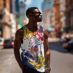 Département de Mayotte Men Tank Top Ra Hachiri 976 Map With Ylang Ylang