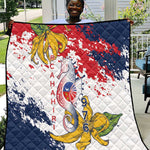 Département de Mayotte Quilt Ra Hachiri 976 Map With Ylang Ylang