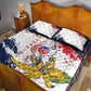 Département de Mayotte Quilt Bed Set Ra Hachiri 976 Map With Ylang Ylang