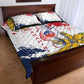 Département de Mayotte Quilt Bed Set Ra Hachiri 976 Map With Ylang Ylang