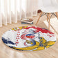 Département de Mayotte Round Carpet Ra Hachiri 976 Map With Ylang Ylang