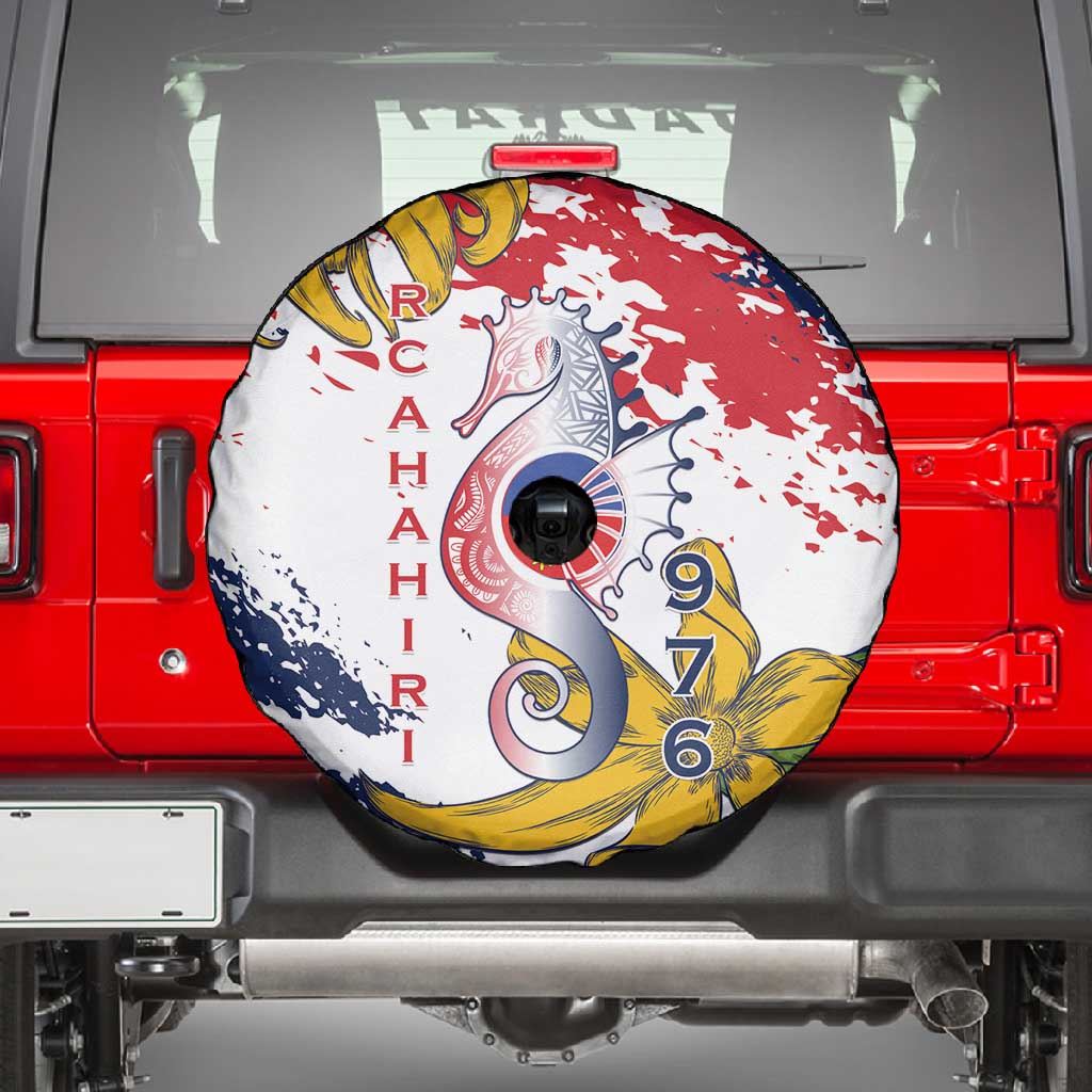Département de Mayotte Spare Tire Cover Ra Hachiri 976 Map With Ylang Ylang