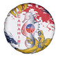 Département de Mayotte Spare Tire Cover Ra Hachiri 976 Map With Ylang Ylang