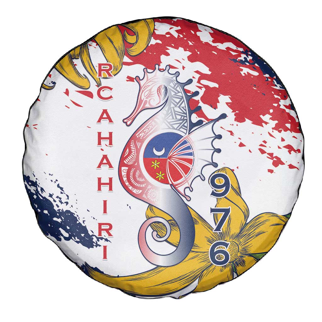 Département de Mayotte Spare Tire Cover Ra Hachiri 976 Map With Ylang Ylang