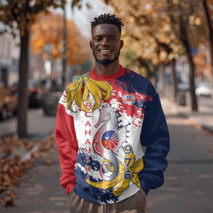 Département de Mayotte Sweatshirt Ra Hachiri 976 Map With Ylang Ylang