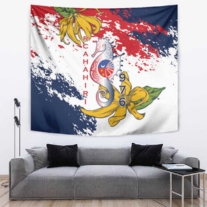 Département de Mayotte Tapestry Ra Hachiri 976 Map With Ylang Ylang