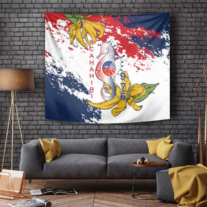 Département de Mayotte Tapestry Ra Hachiri 976 Map With Ylang Ylang