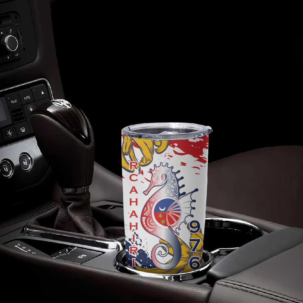 Département de Mayotte Tumbler Cup Ra Hachiri 976 Map With Ylang Ylang
