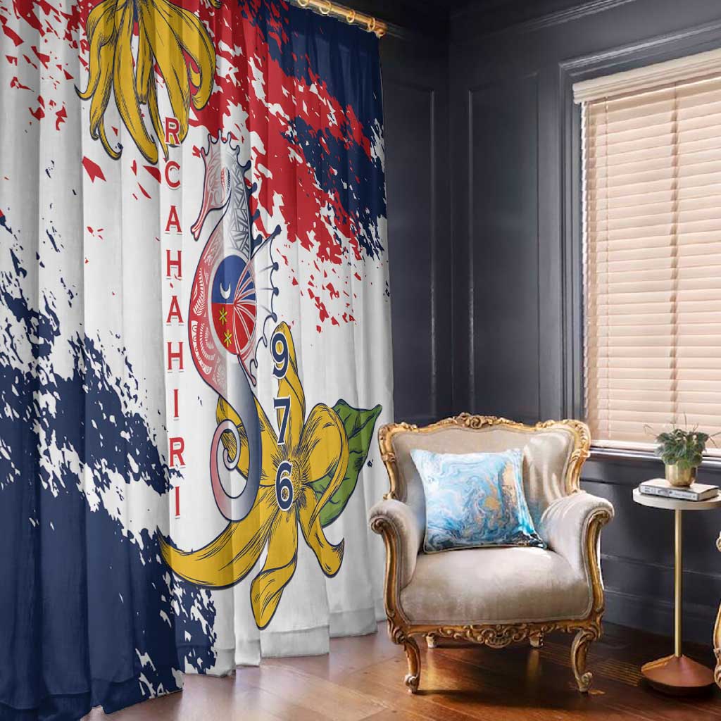 Département de Mayotte Window Curtain Ra Hachiri 976 Map With Ylang Ylang