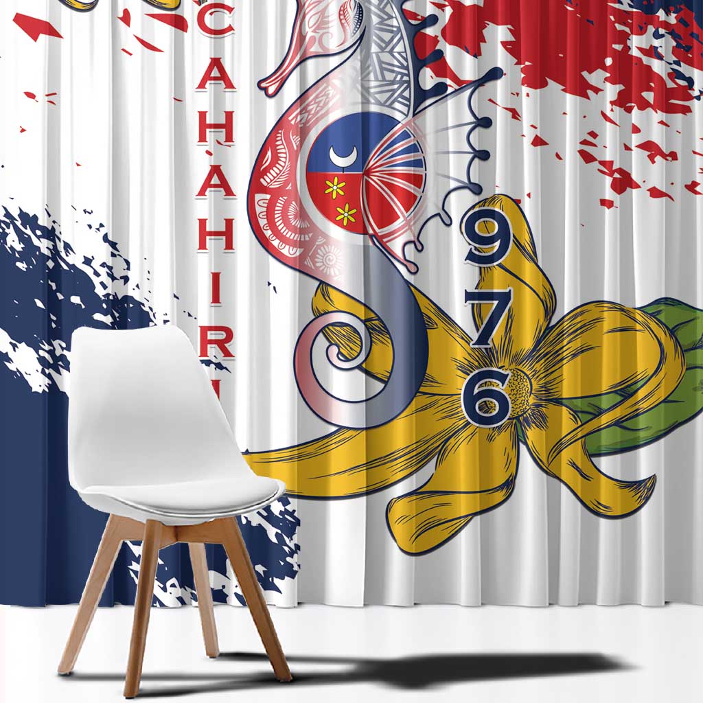 Département de Mayotte Window Curtain Ra Hachiri 976 Map With Ylang Ylang