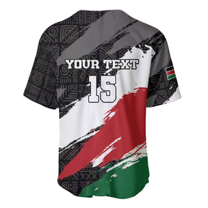 Custom Afro Kenya Baseball Jersey Rugby Sevens - African Pattern