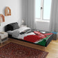 Custom Afro Kenya Bedding Set Rugby Sevens - African Pattern