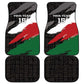 Custom Afro Kenya Car Mats Rugby Sevens - African Pattern