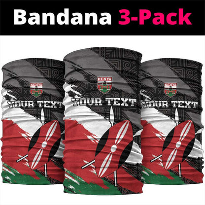 Custom Afro Kenya Neck Gaiter Rugby Sevens - African Pattern LT15