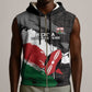 Custom Afro Kenya Sleeveless Zip Hoodie Rugby Sevens - African Pattern - African Pride