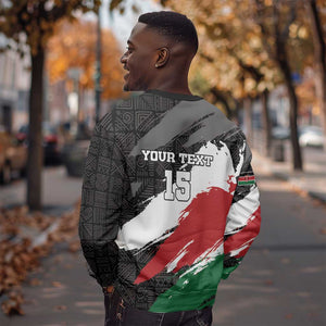 Custom Afro Kenya Sweatshirt Rugby Sevens - African Pattern