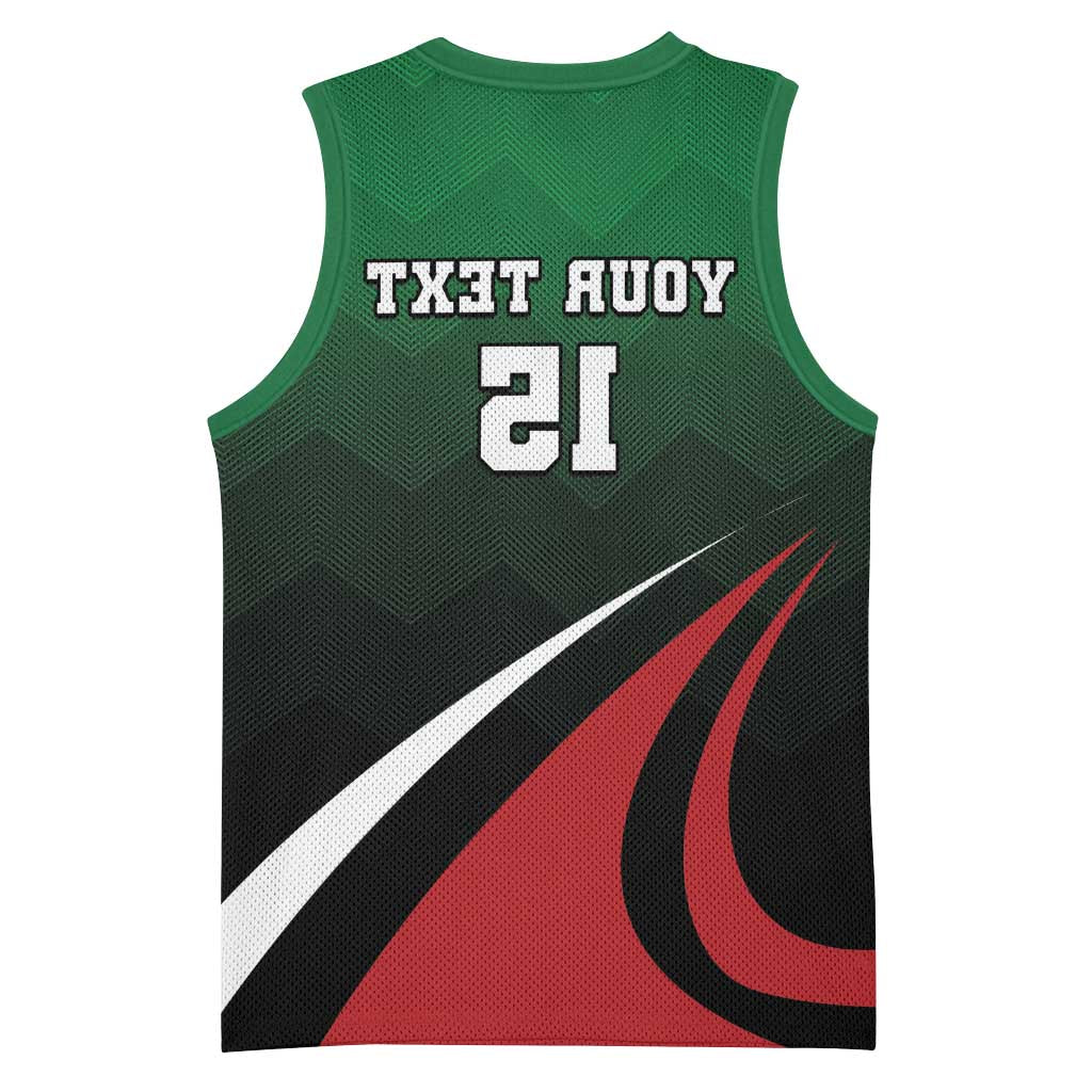 Kenya Rugby Custom Basketball Jersey Simbas Mascot - Sporty Style - African Pride