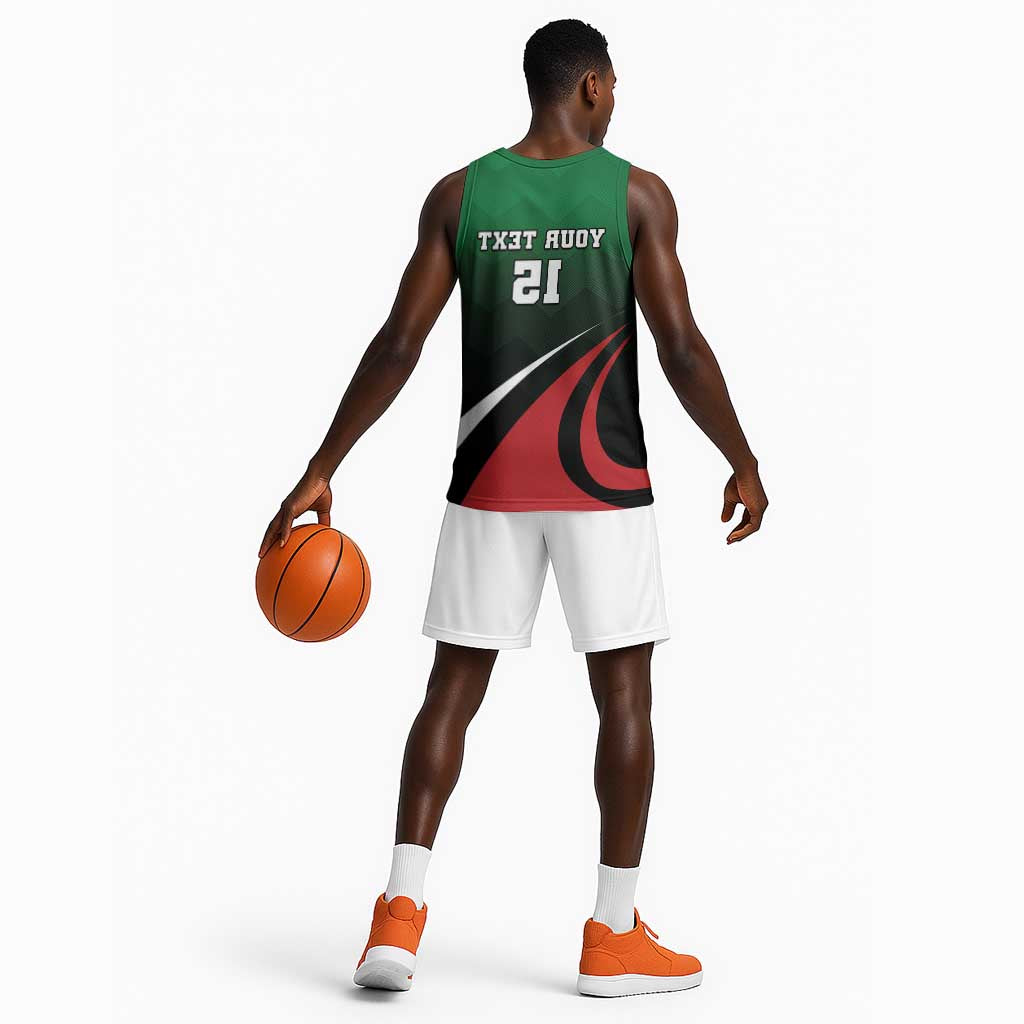 Kenya Rugby Custom Basketball Jersey Simbas Mascot - Sporty Style - African Pride