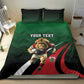 Kenya Rugby Custom Bedding Set Simbas Mascot - Sporty Style