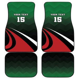 Kenya Rugby Custom Car Mats Simbas Mascot - Sporty Style