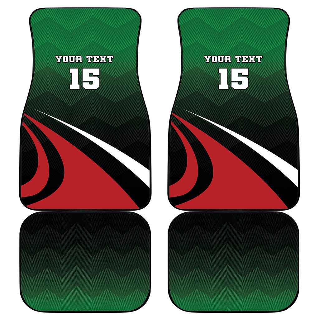 Kenya Rugby Custom Car Mats Simbas Mascot - Sporty Style
