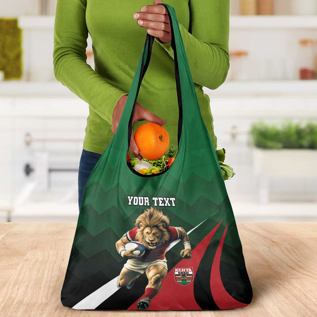 Kenya Rugby Custom Grocery Bag Simbas Mascot - Sporty Style