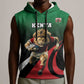 Kenya Rugby Custom Sleeveless Hoodie Simbas Mascot - Sporty Style - African Pride