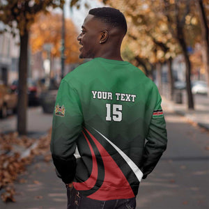 Kenya Rugby Custom Sweatshirt Simbas Mascot - Sporty Style