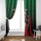 Kenya Rugby Custom Window Curtain Simbas Mascot - Sporty Style