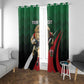Kenya Rugby Custom Window Curtain Simbas Mascot - Sporty Style
