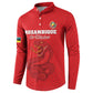 Custom Mozambique Football Button Sweatshirt Come On Os Mambas