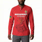 Custom Mozambique Football Button Sweatshirt Come On Os Mambas