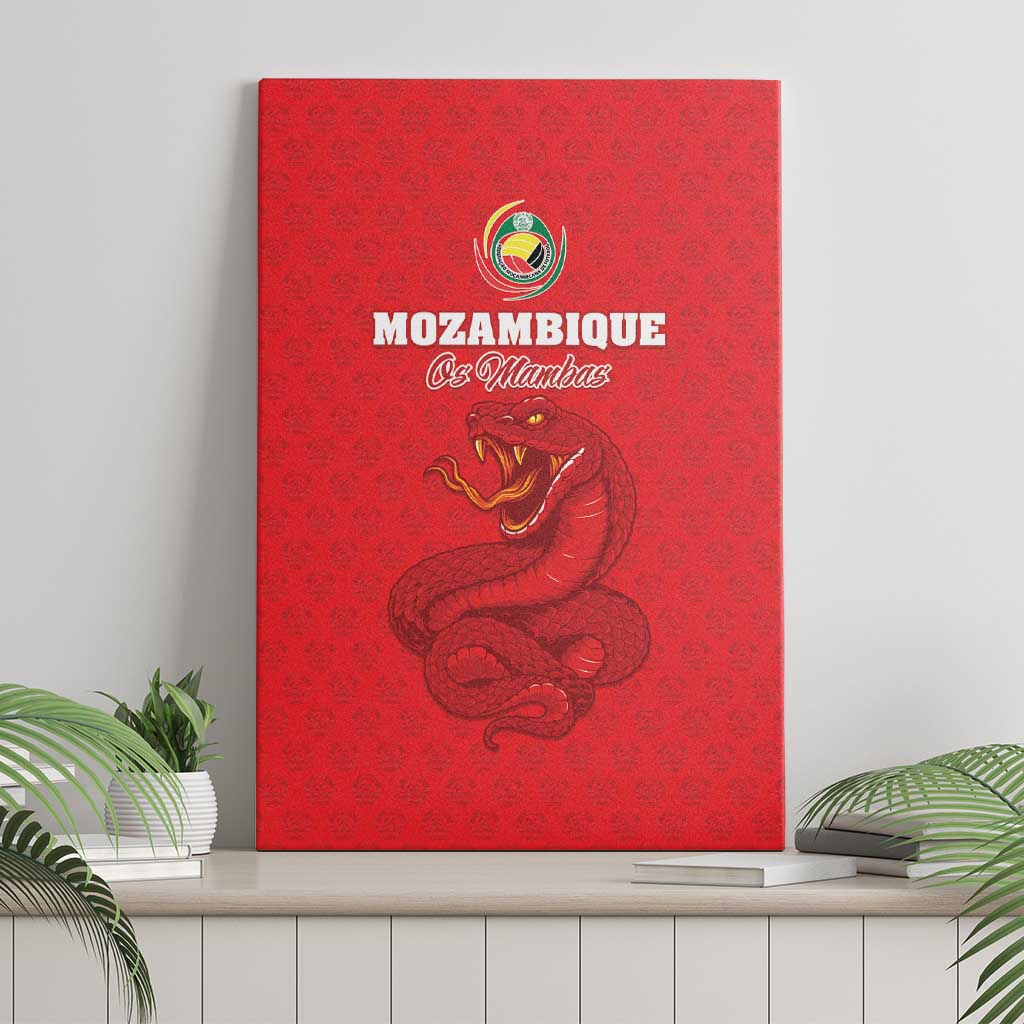 Mozambique Football Canvas Wall Art Go Champions Os Mambas - African Pride